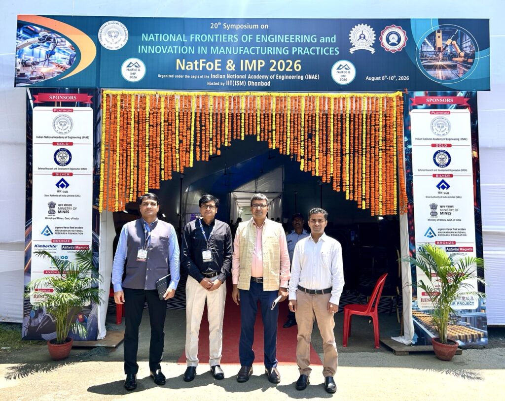 Rajeev Singh of Sansar Green at IIT (ISM) Dhanbad discussing soil testing, agricultural innovation and farmer-focused technology for Jharkhand.